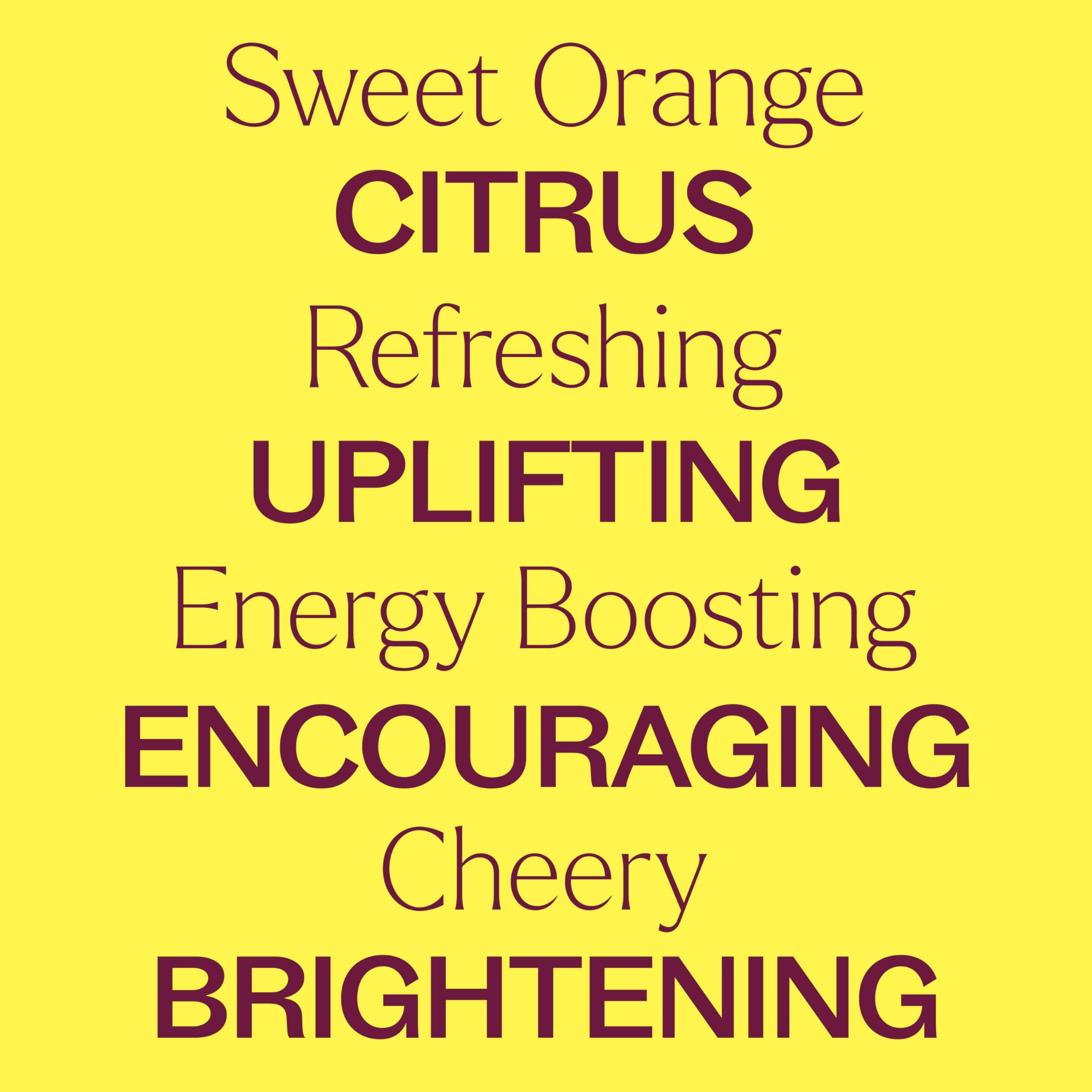 Diffuser setup with orange essential oil bottle