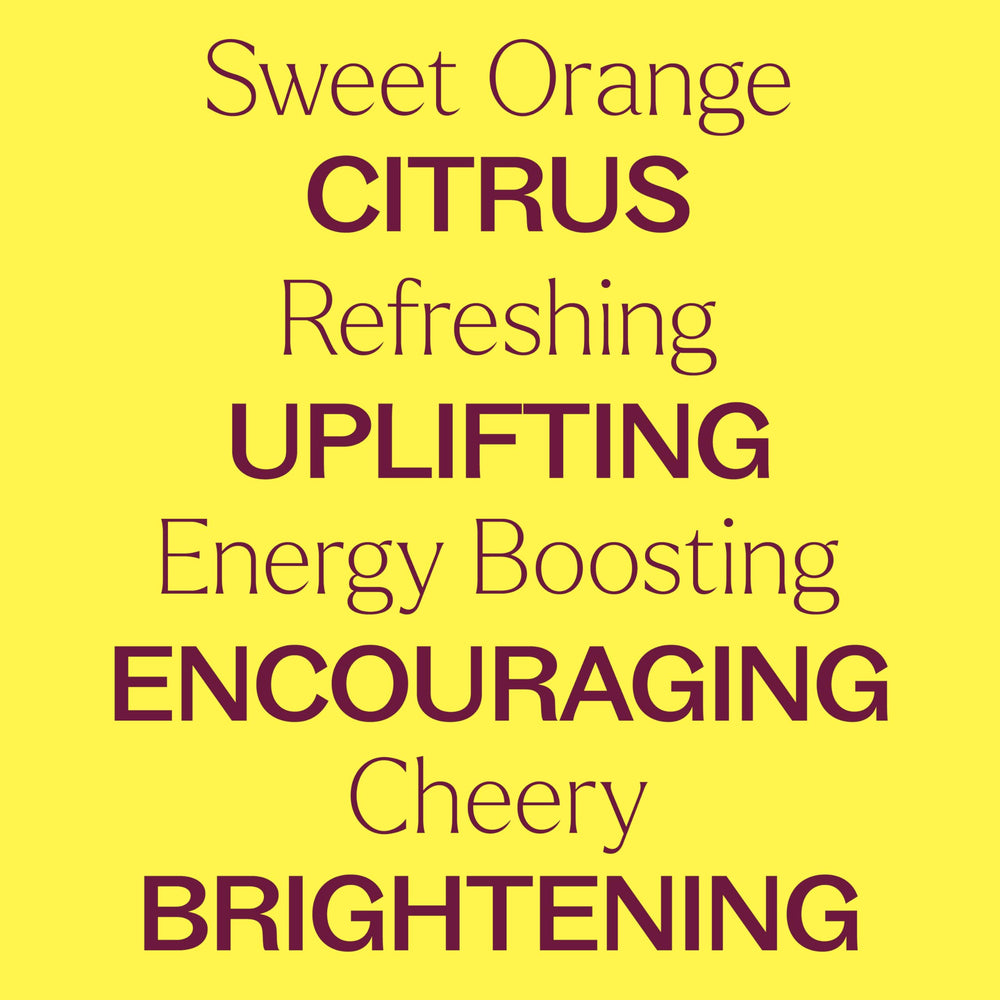 Diffuser setup with orange essential oil bottle