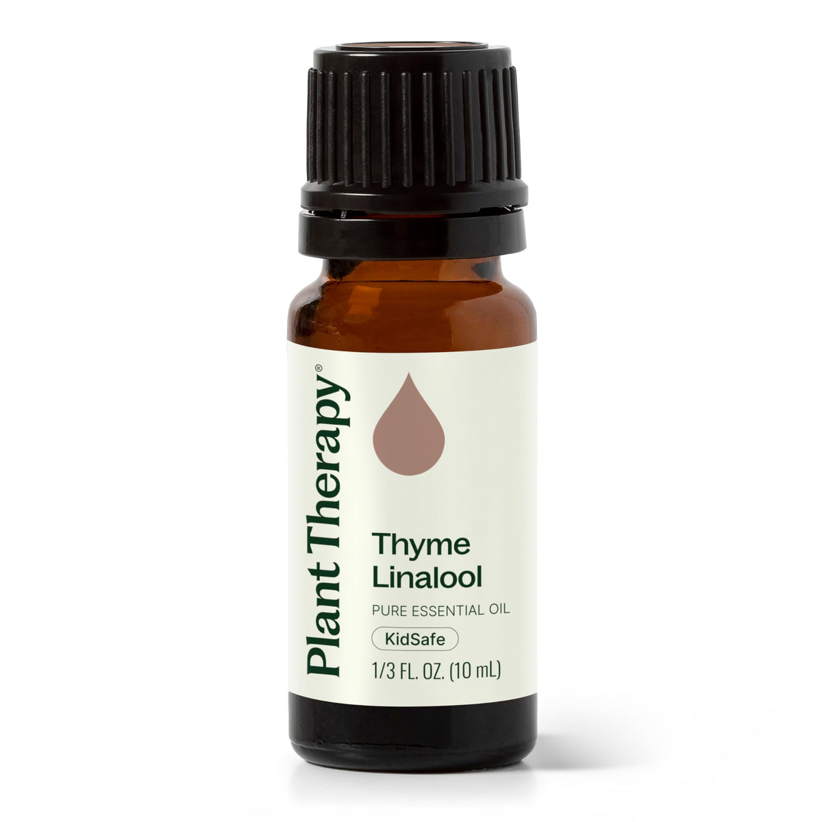 Plant Therapy Thyme Linalool essential oil bottle 10 mL front view