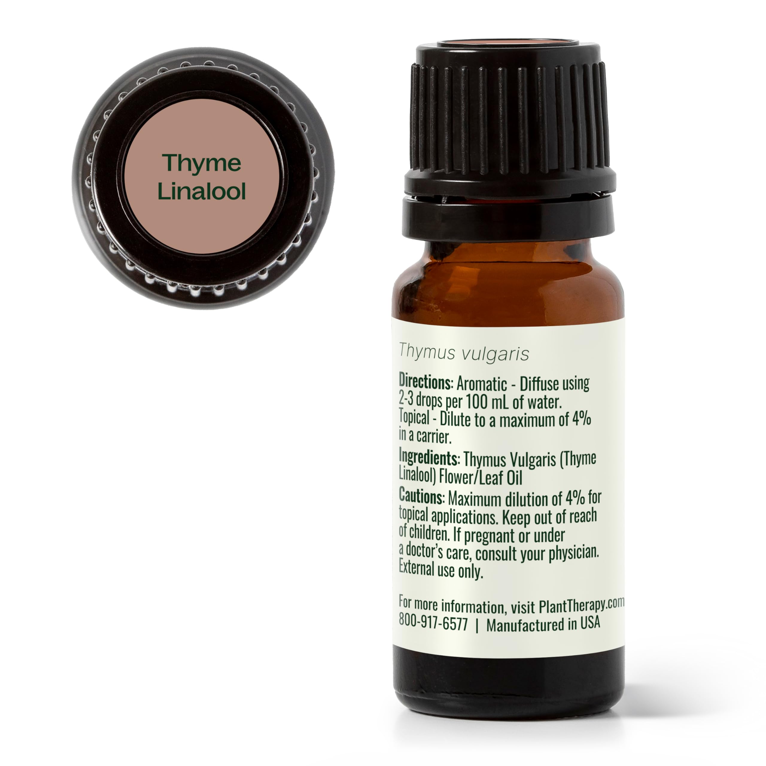 Certified aromatherapist approval concept for Thyme Linalool essential oil