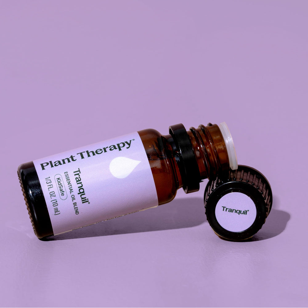 GC-MS report document for Plant Therapy Tranquil oil