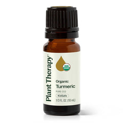 Bottle of Plant Therapy Turmeric CO2 essential oil 10 mL