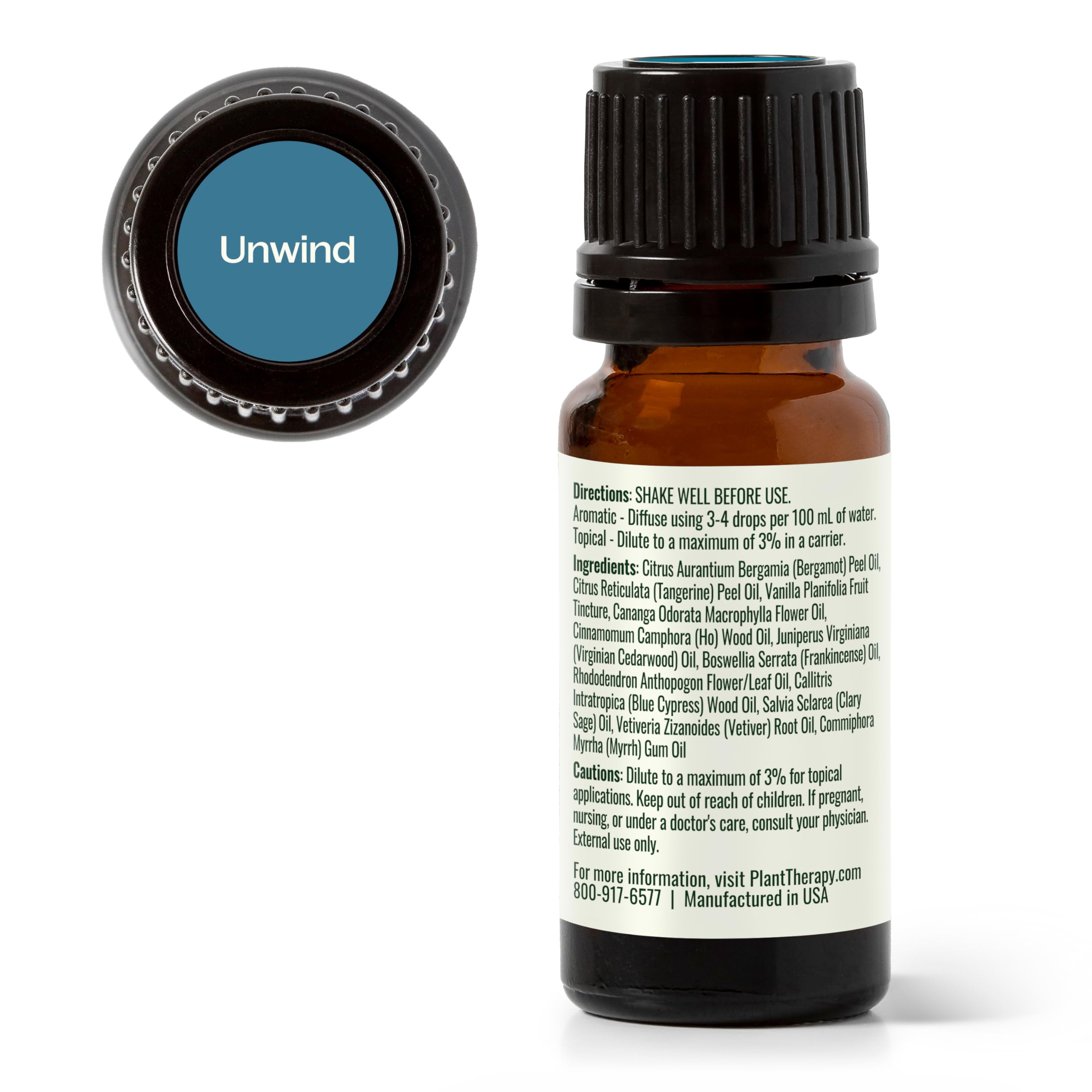 Unwind essential oil used in bath oil scene