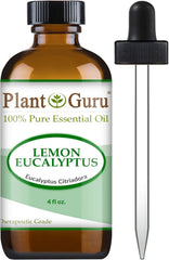 Plant Guru Lemon Eucalyptus essential oil 4 oz bottle front view