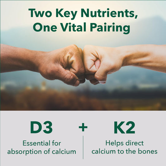 Infographic showing vegan D3 from lichen and K2 MK7