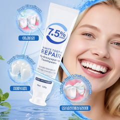 Tooth enamel after improved plaque defense