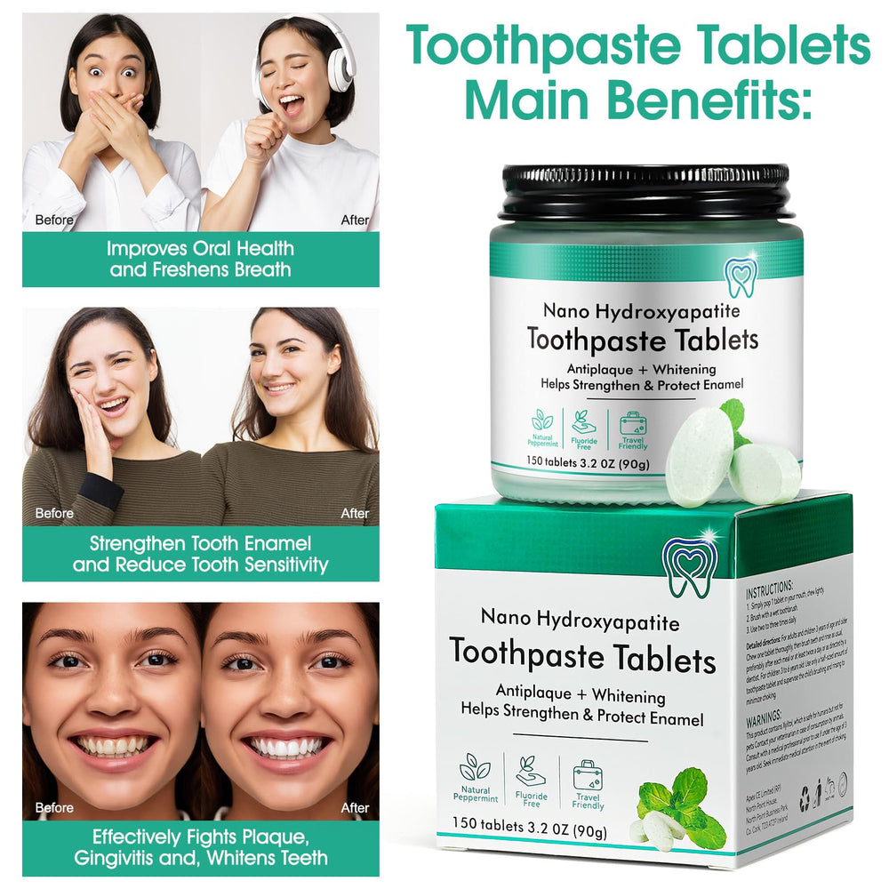 Plastic-free travel packaging for toothpaste tablets
