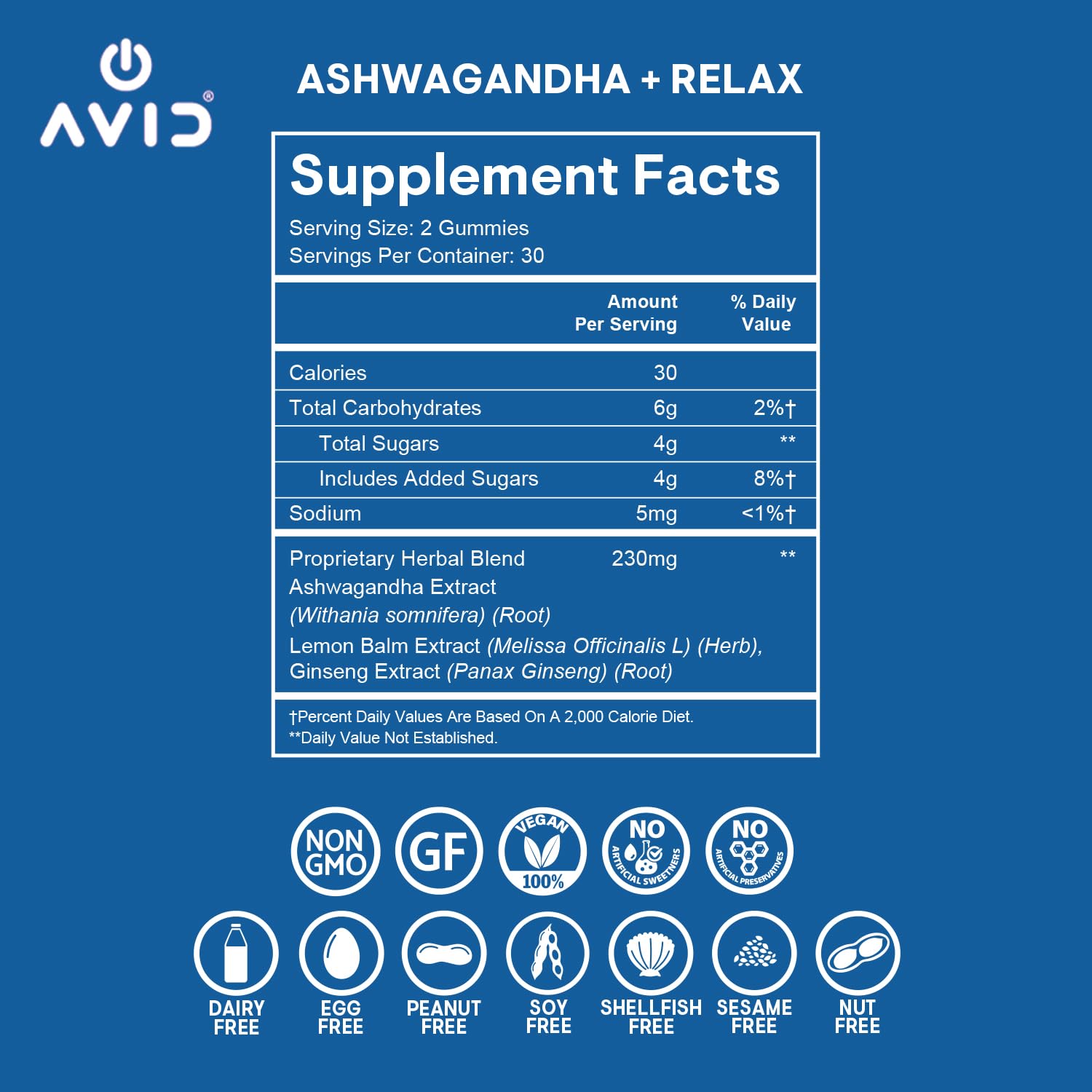 Non-GMO, natural ingredients badge on bottle