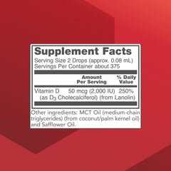 Side view of Protocol For Life Balance D3 bottle with label