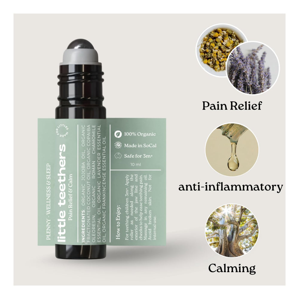 Blend of essential oils: Lavender, Chamomile, Frankincense