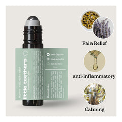 Blend of essential oils: Lavender, Chamomile, Frankincense
