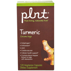 Ground turmeric powder in a small dish