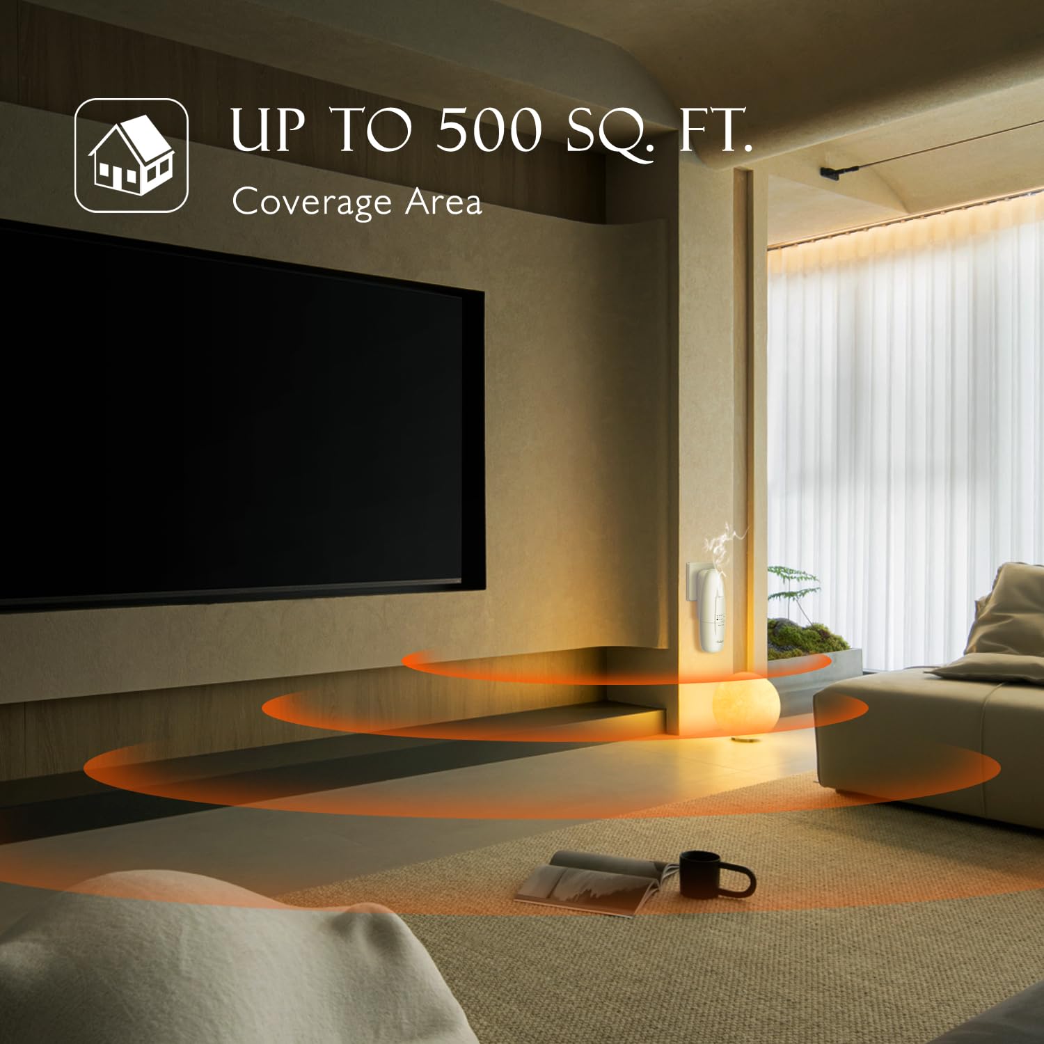 Plug-in diffuser with hotel collection design