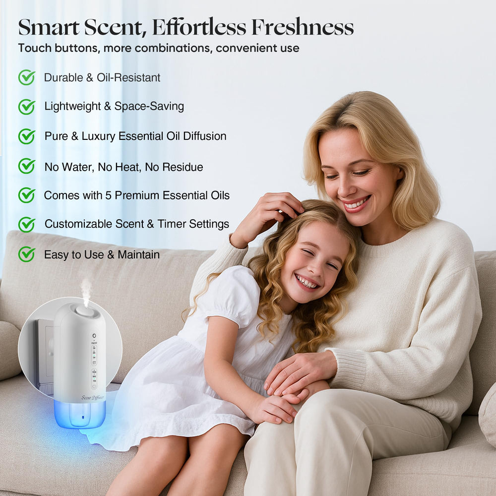 Five 20ml essential oils included with the starter kit