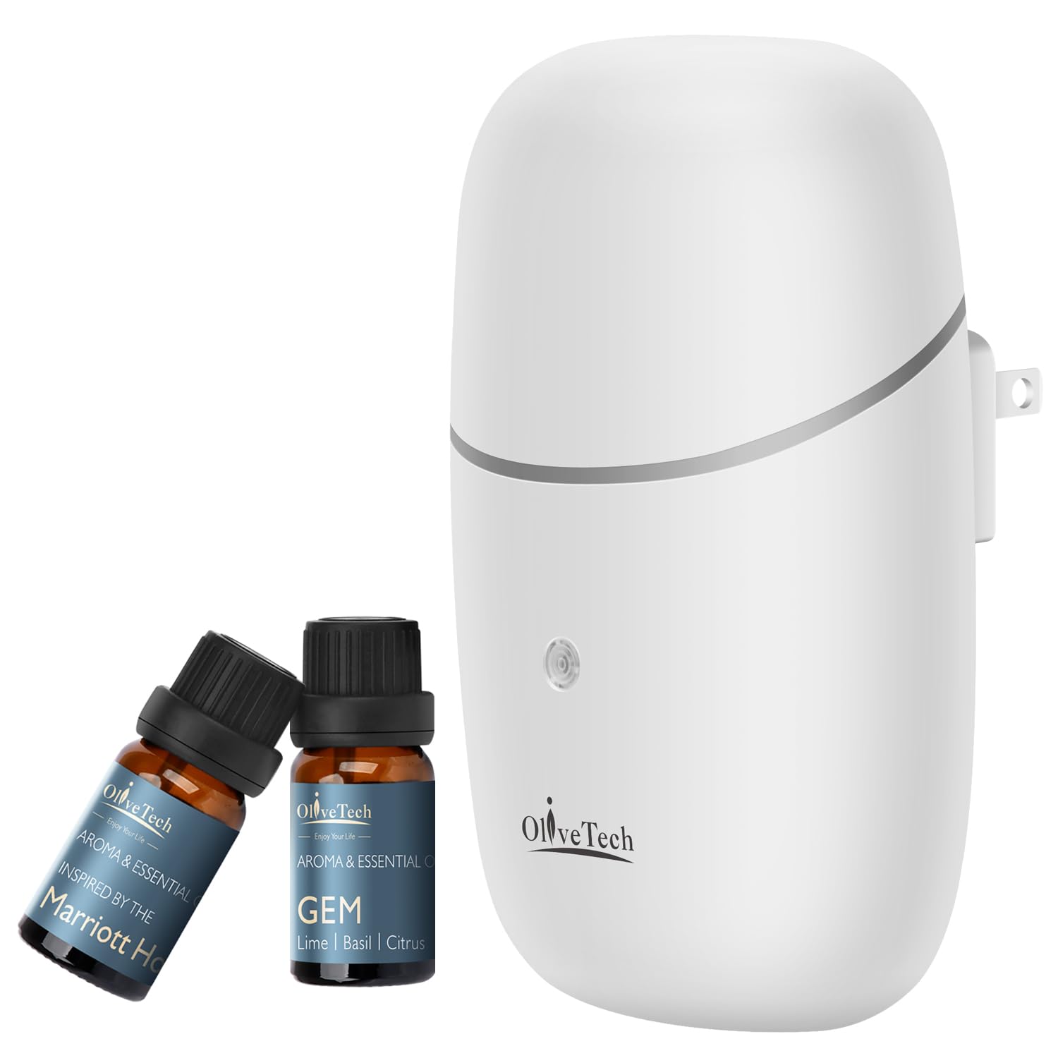 Plug-in waterless diffuser front view
