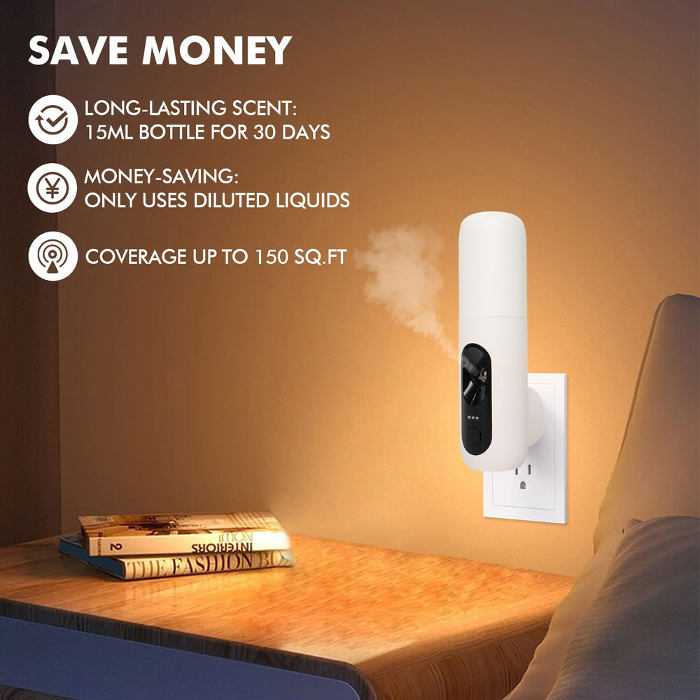 Side view of the compact cylindrical diffuser