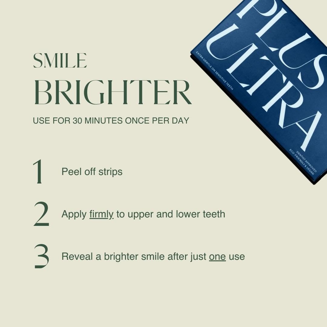 Bright smile after whitening treatment