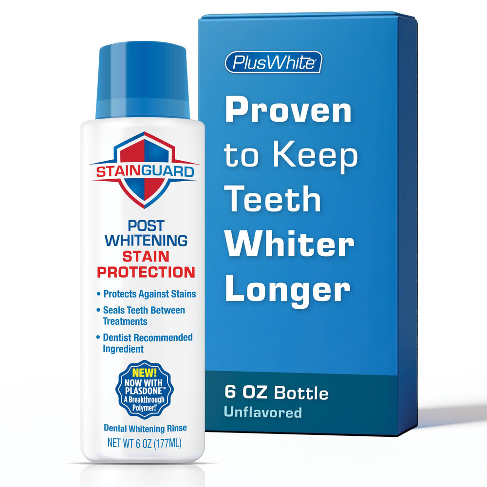 Plus White Post Whitening Stain Rinse 6 oz bottle