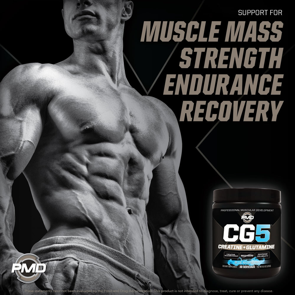 Open PMD CG5 tub with powder and scoop