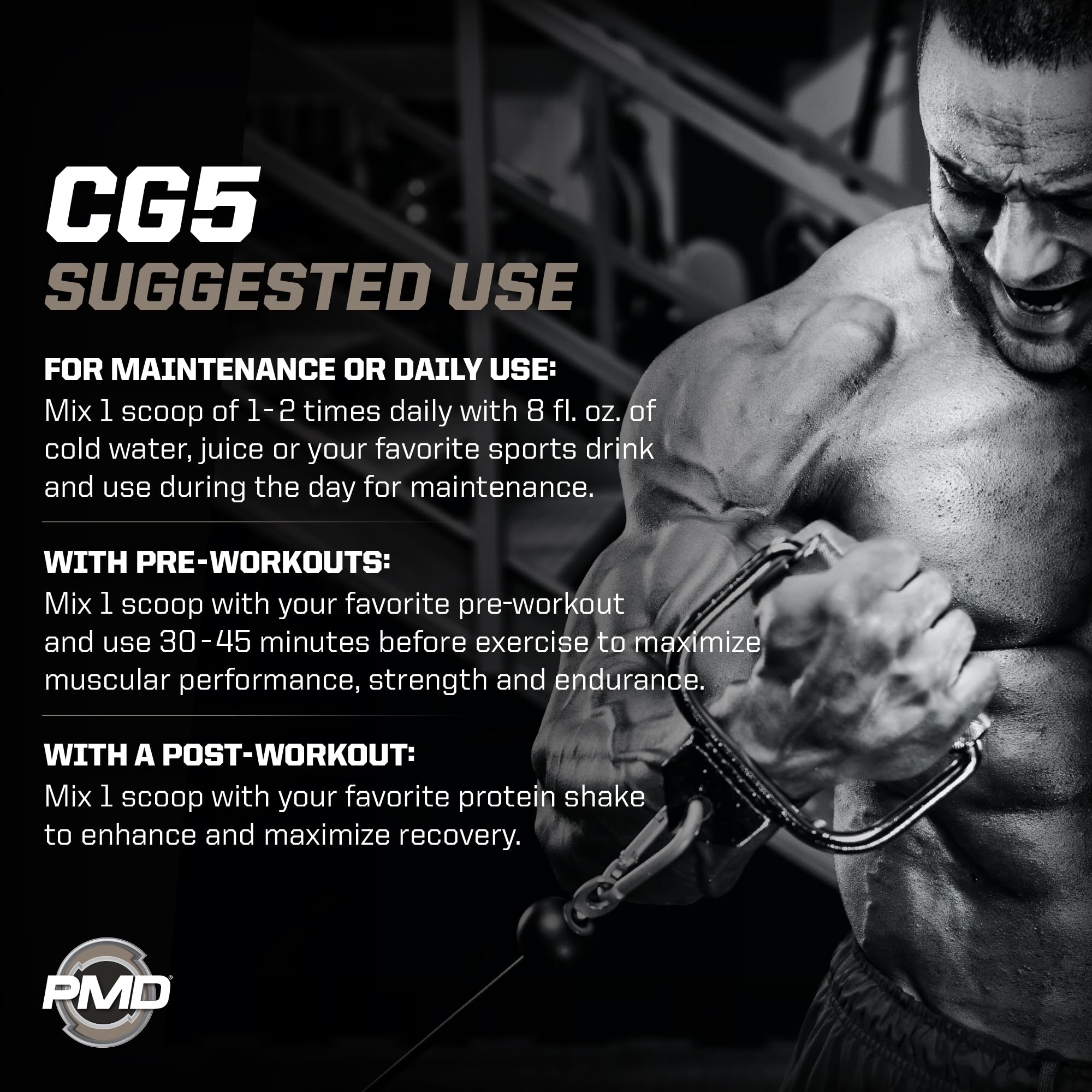 Betaine Anhydrous included in CG5 for endurance