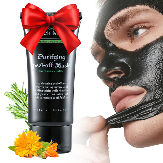 PMRXSETD Blackhead Remover Mask front view with charcoal jar highlighting deep cleansing potential