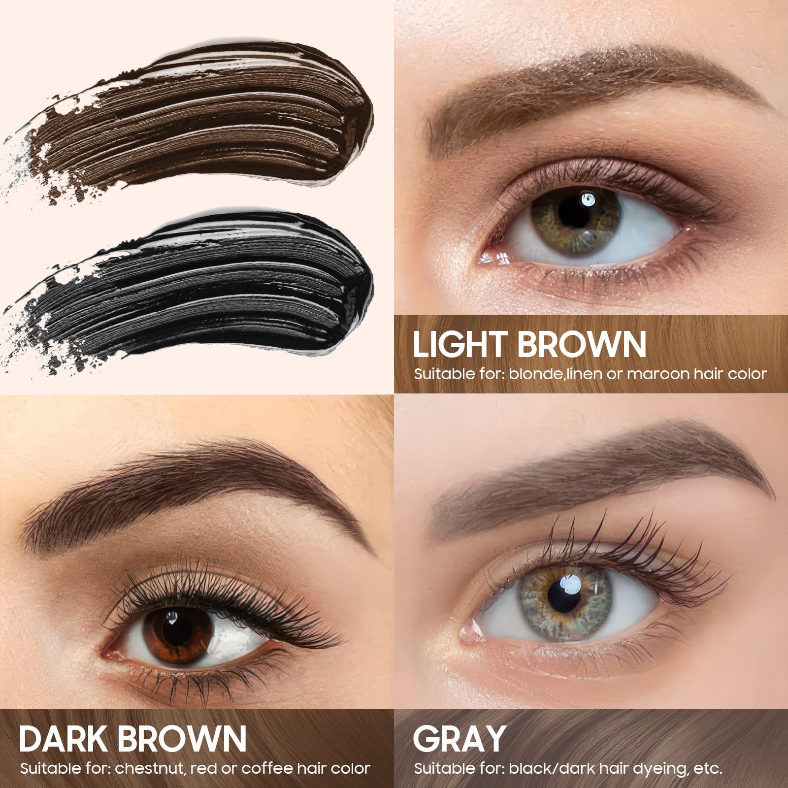 PMRXSETD Brow Tint Waterproof look that stays put during workouts.