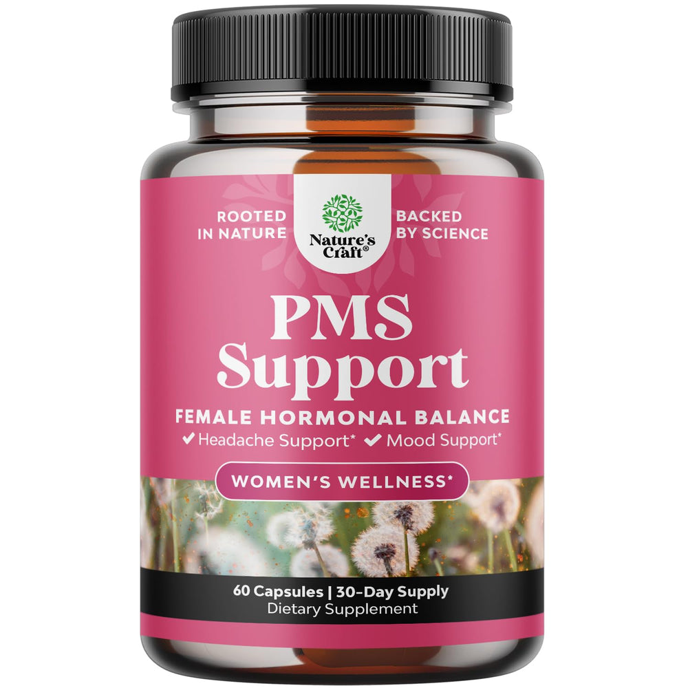 PMS Support for Women bottle – front view