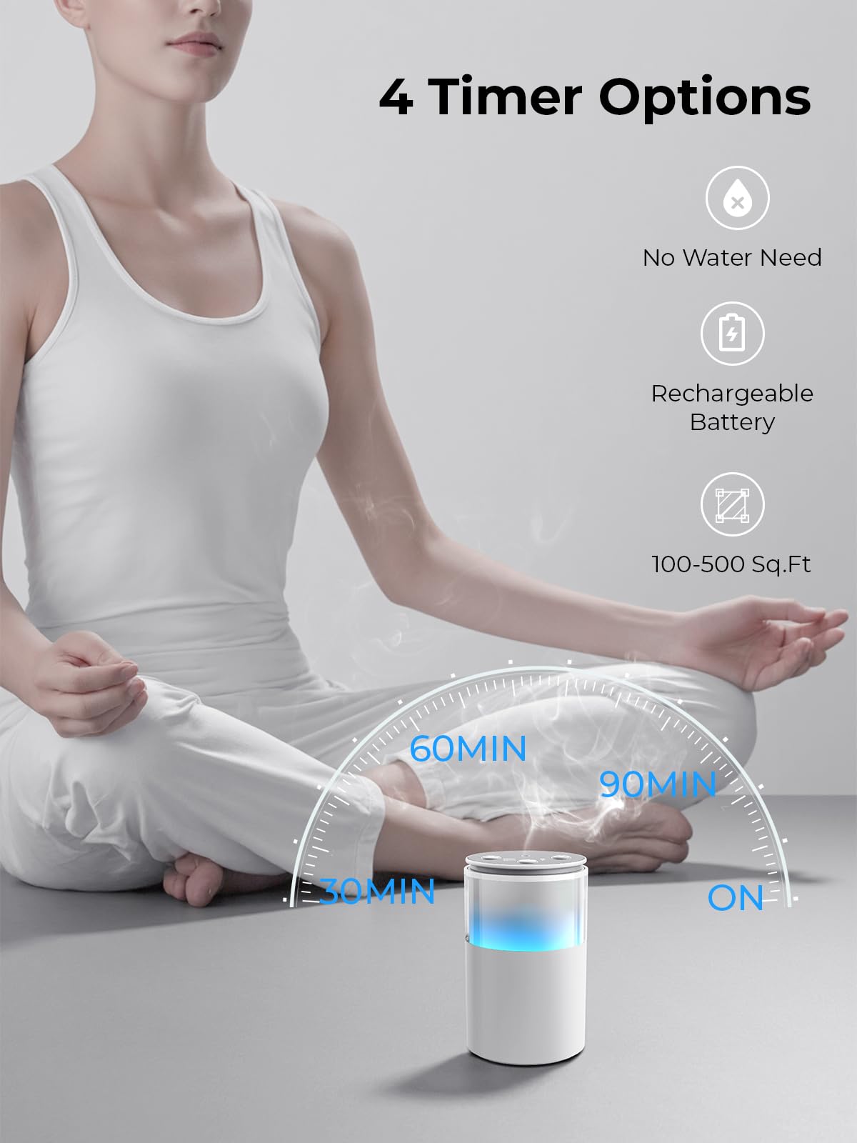 9-color LED option and independent mist control