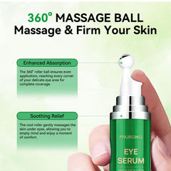 PNUROWQ eye serum application is comfortable under makeup.