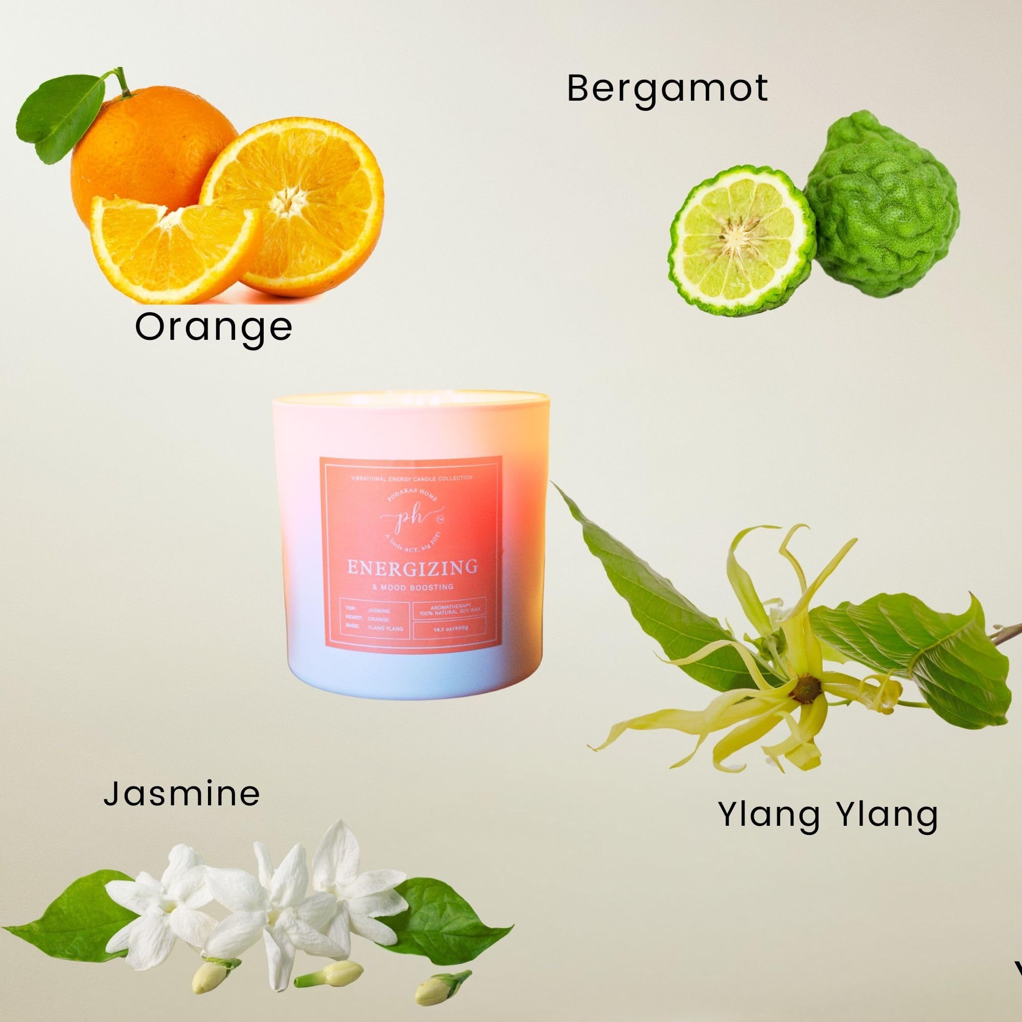 Podaras Home 45 g candle size for compact, travel-friendly luxury