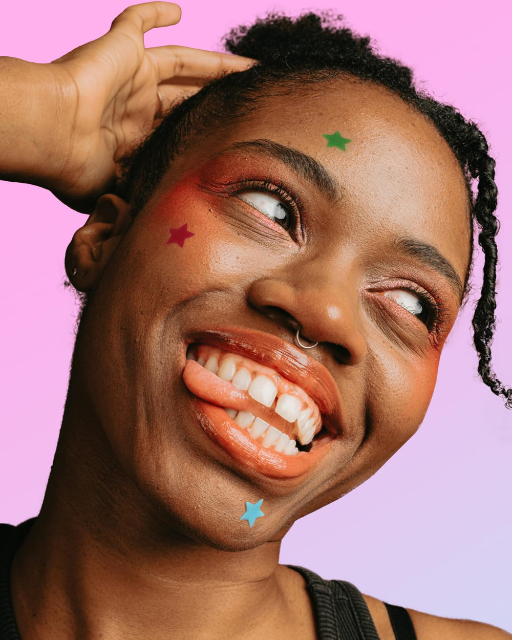 POINTMASS Star Patches color display highlights six color choices for daily styling.