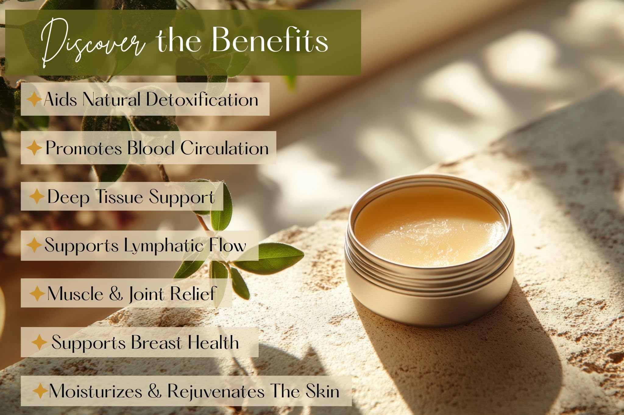Packaging and care insert for Poke Root & Castor Oil Salve