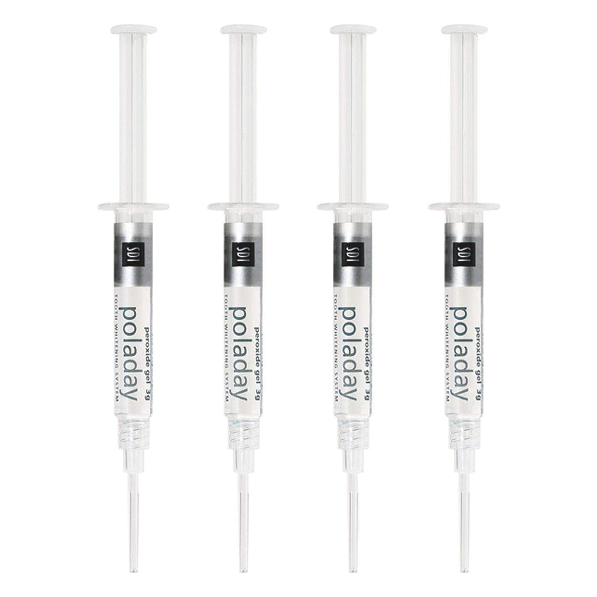 PolaDay Advanced Tooth Whitening System 9.5% Hydrogen Peroxide Gel in application tray