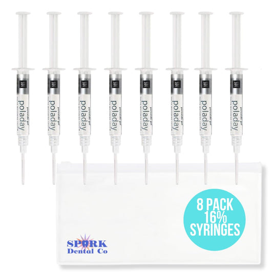 Polanight 16% teeth whitening gel syringes, 8-pack