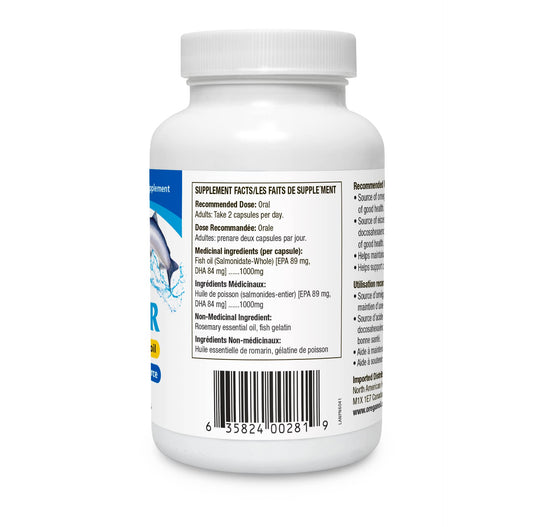 Polar Power Gel-Capsules bottle back label