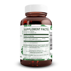 Policosanol 20mg vegan capsules with octacosanol, triacontanol, and hexacosanol.