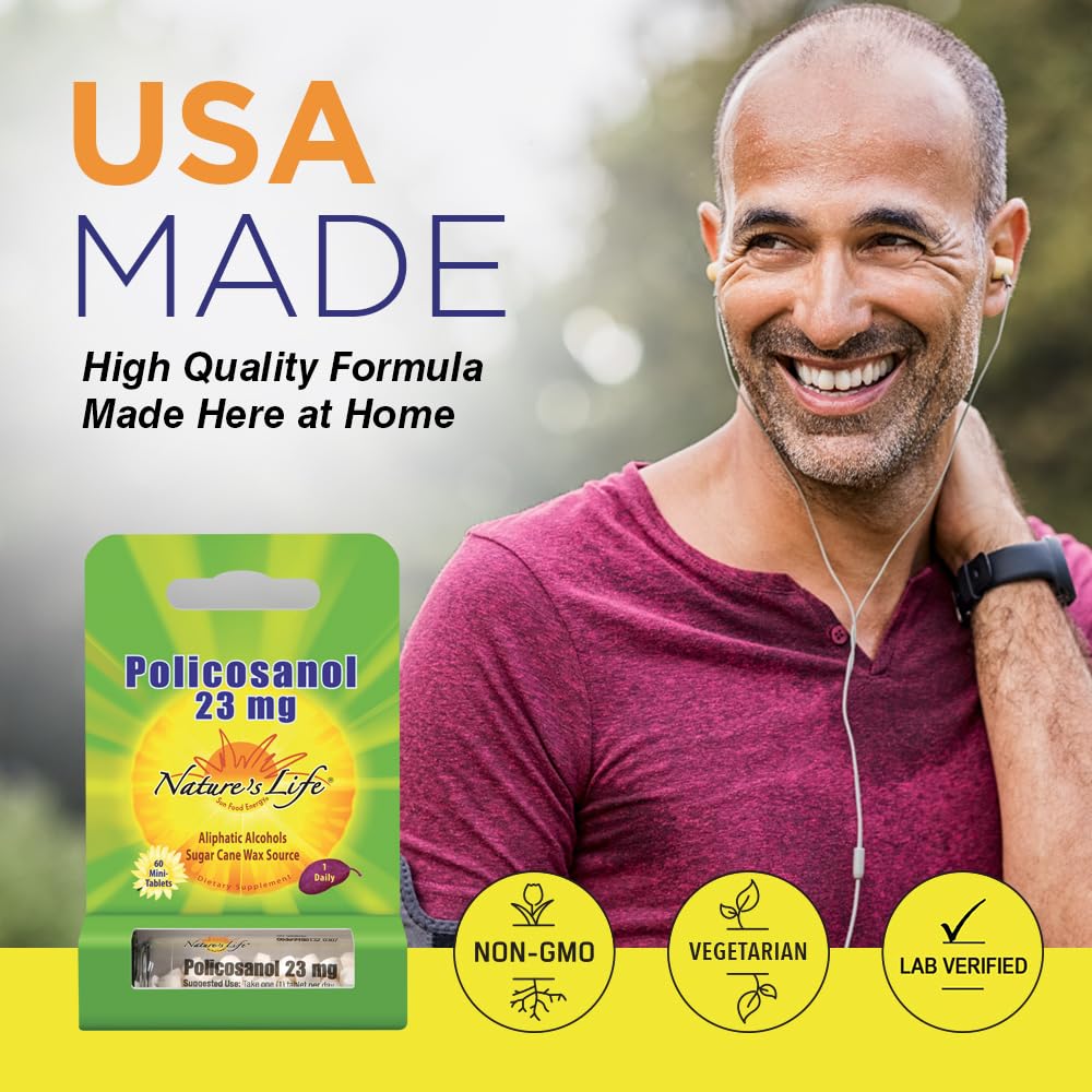 Made in USA label for policosanol supplement