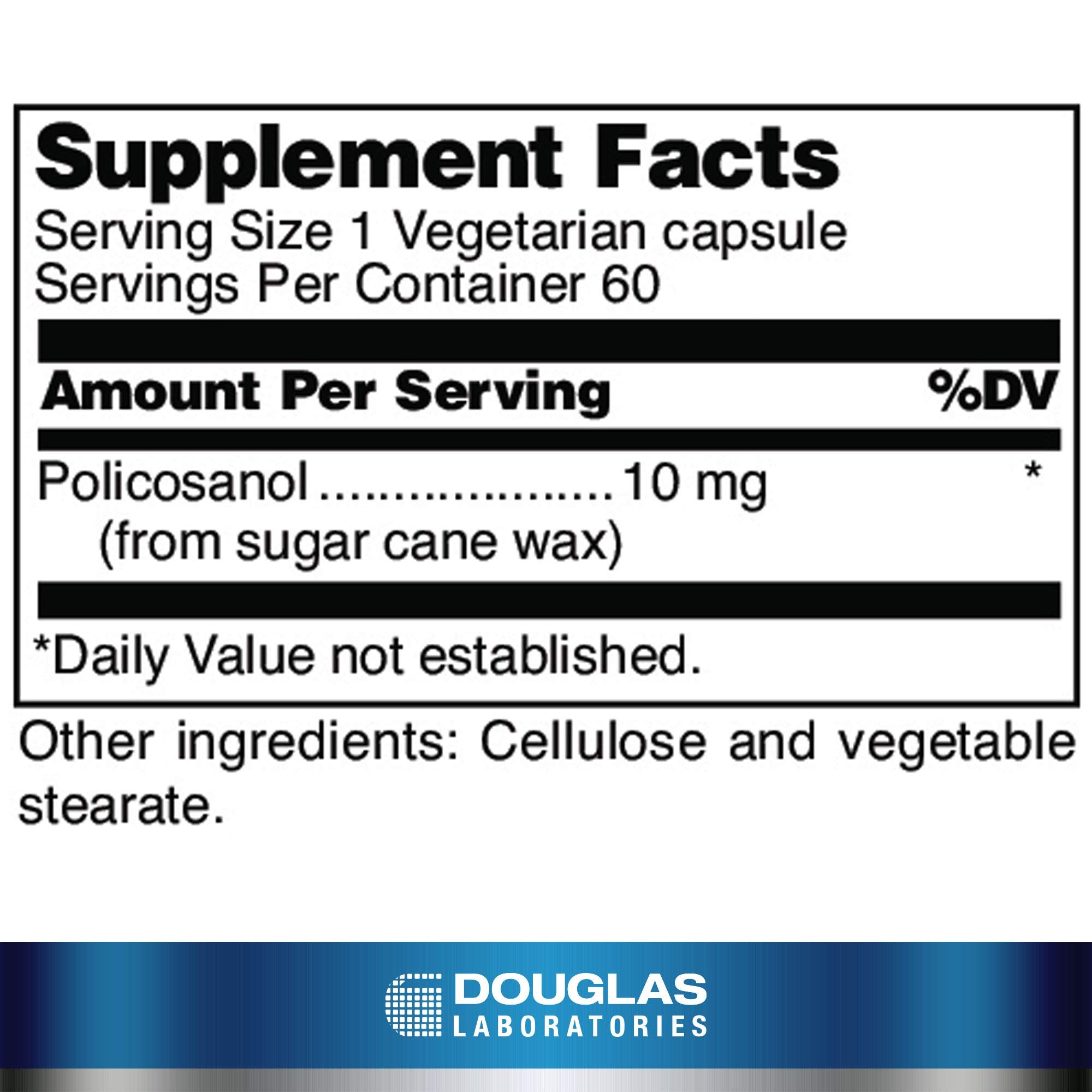 Close-up of Policosanol capsules