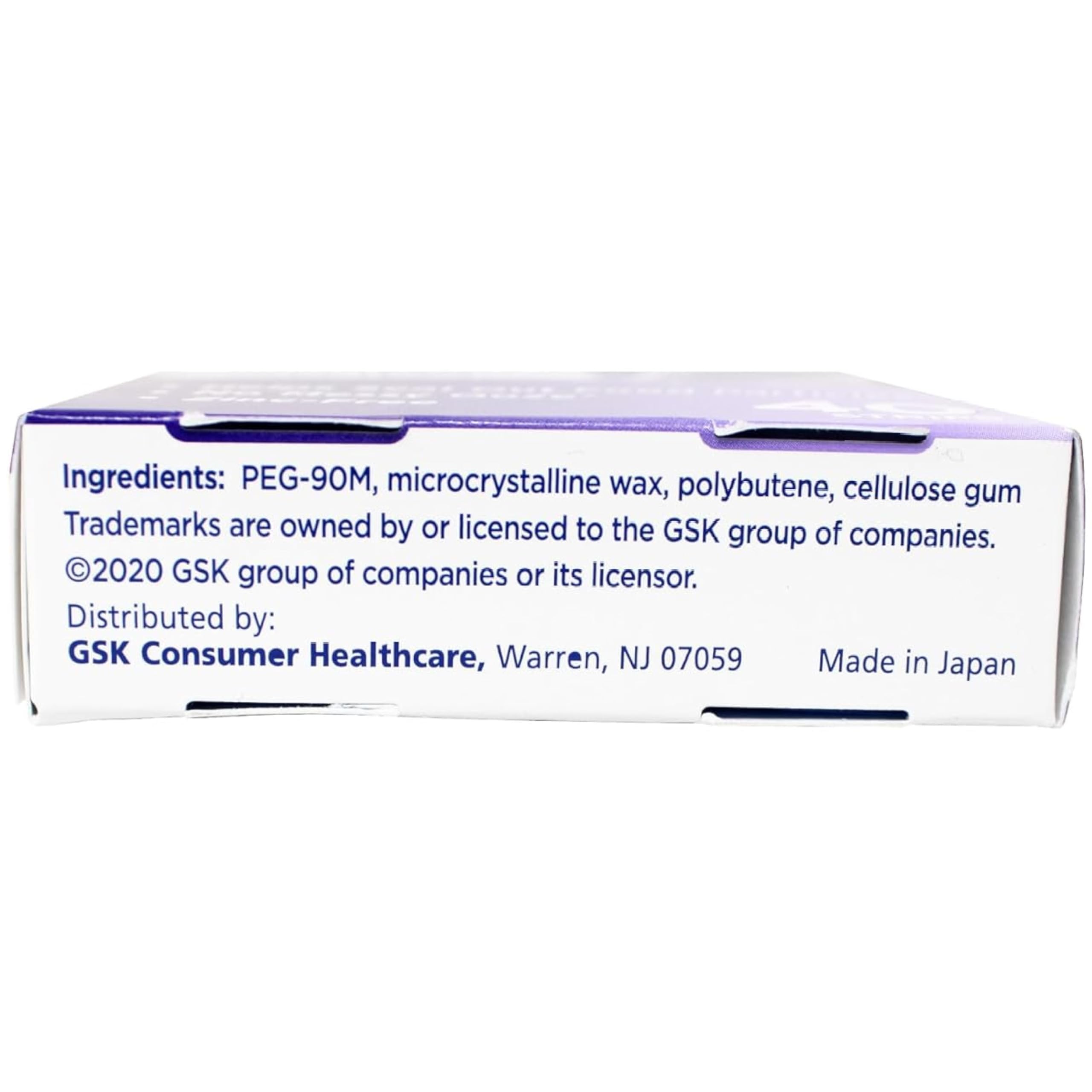 10-pack value box of Poligrip Strips