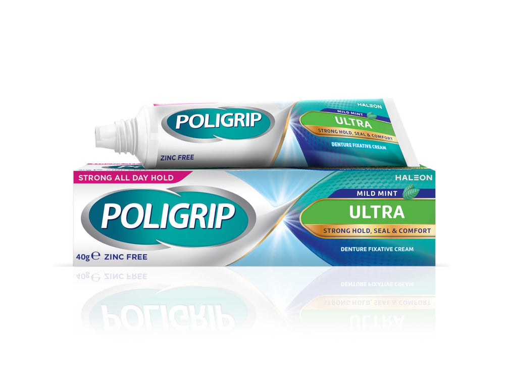 Poligrip Ultra 40 g denture fixative cream tube