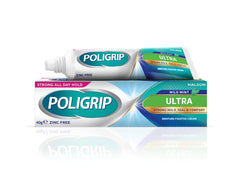 Poligrip Ultra 40 g denture fixative cream tube