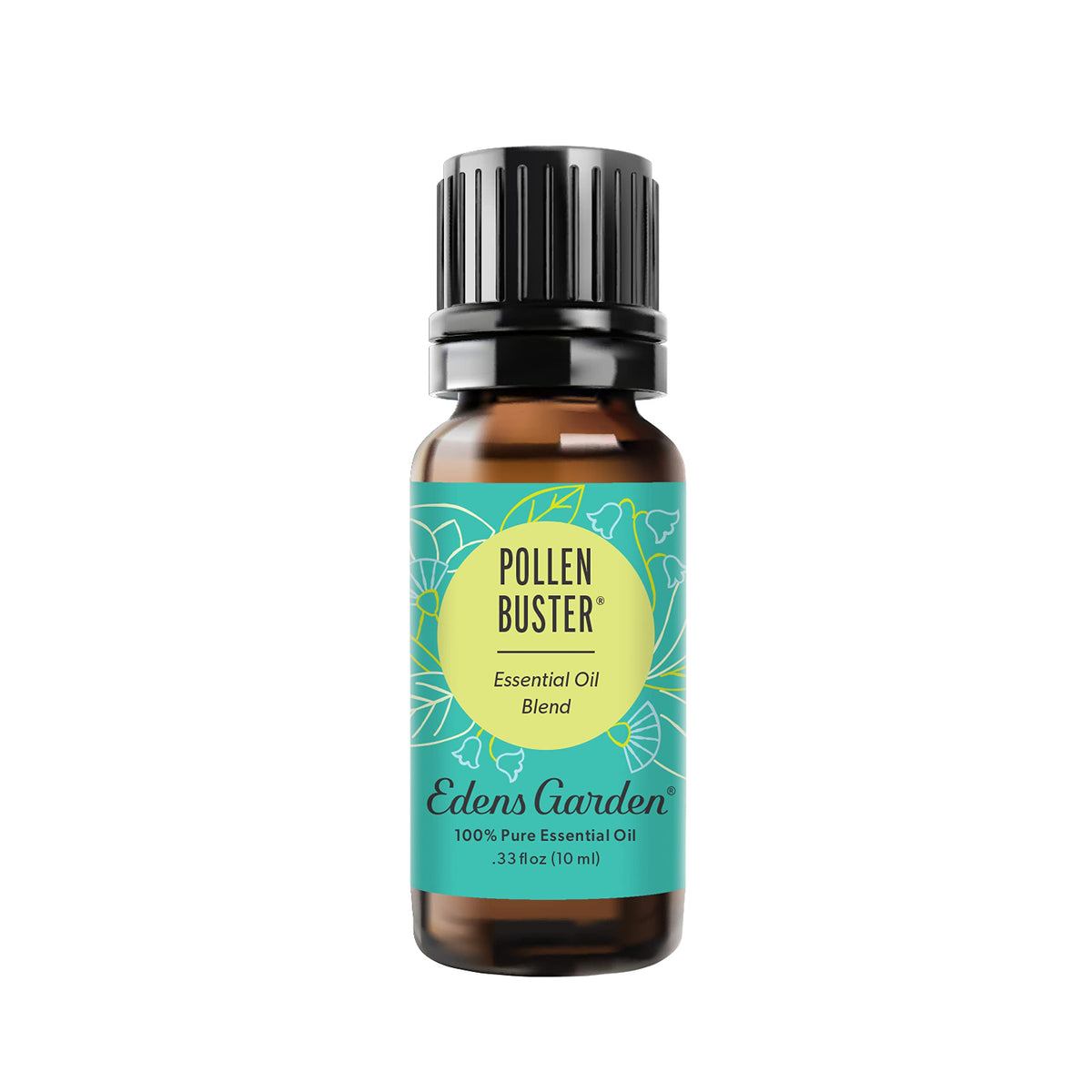 Edens Garden Pollen Buster essential oil bottle front label