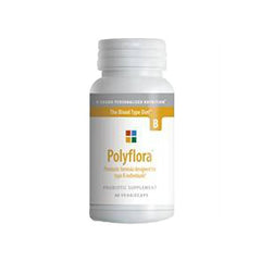 Polyflora B 120 vegcaps bottle front view