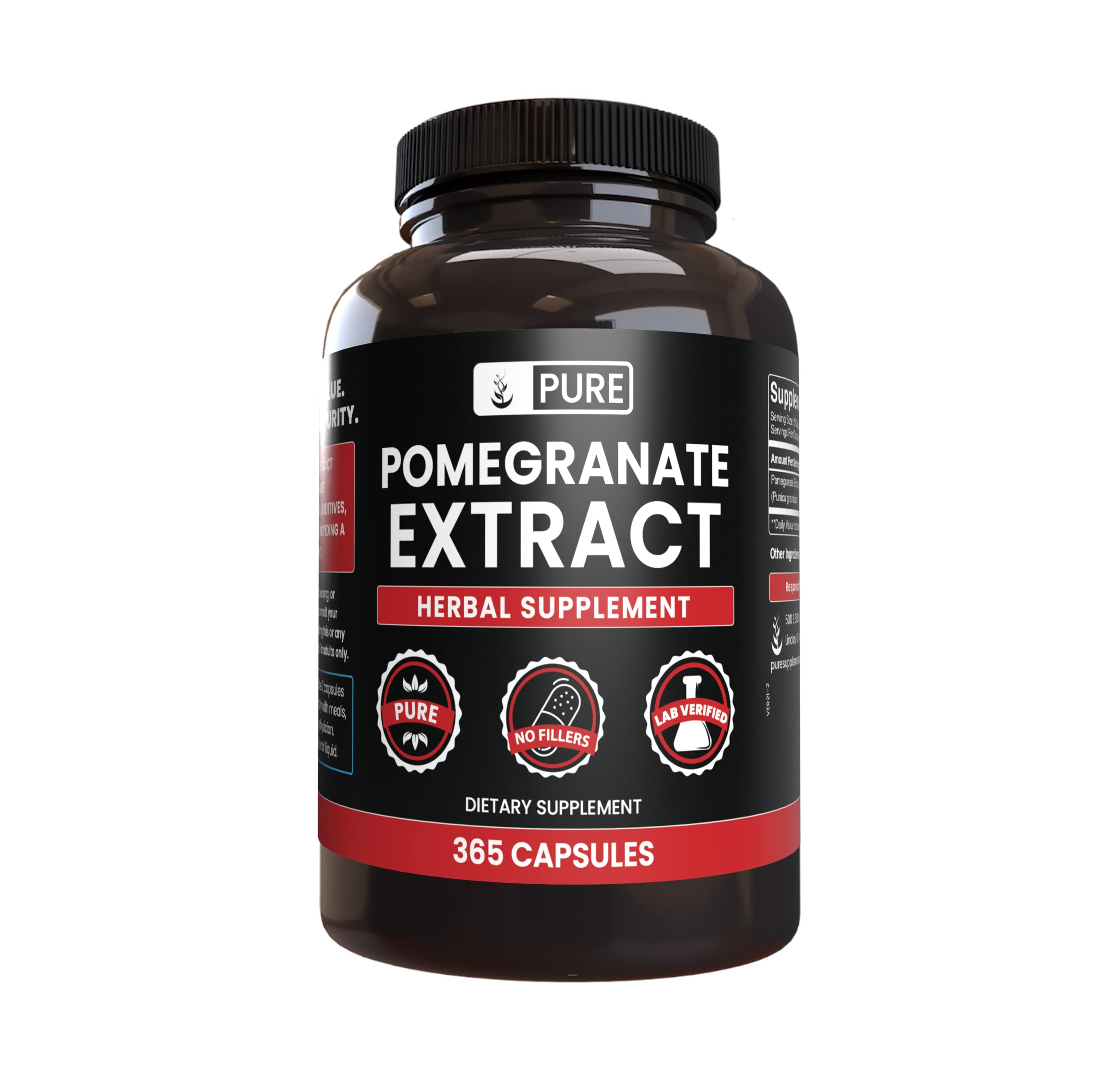 Pomegranate Extract Capsules 365-count bottle