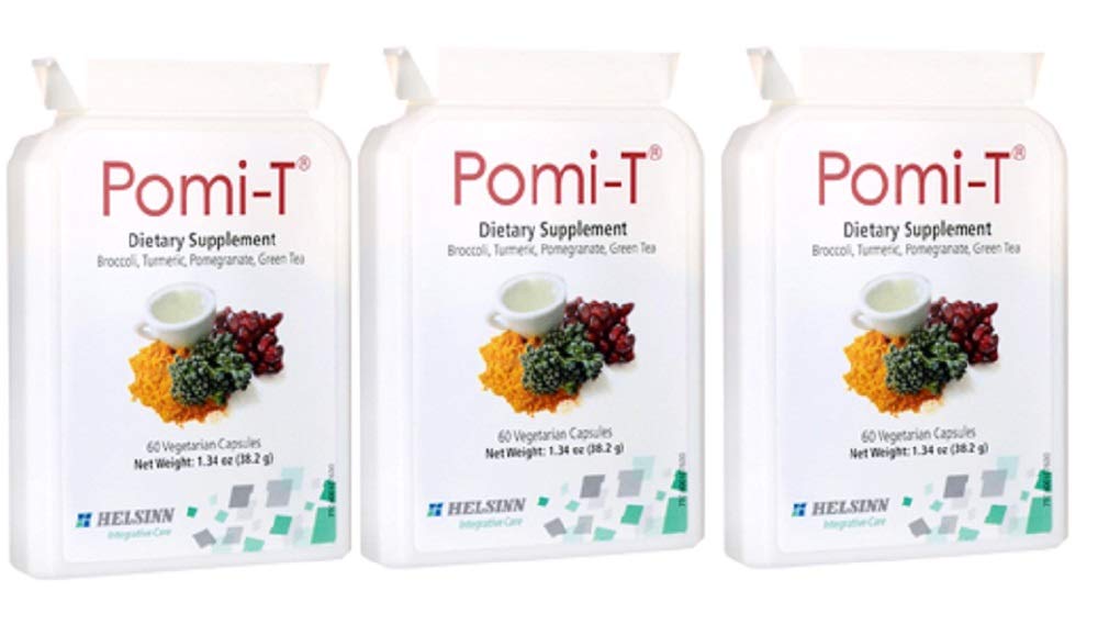 Pomi-T capsules pack featuring natural plant polyphenols for convenient daily use