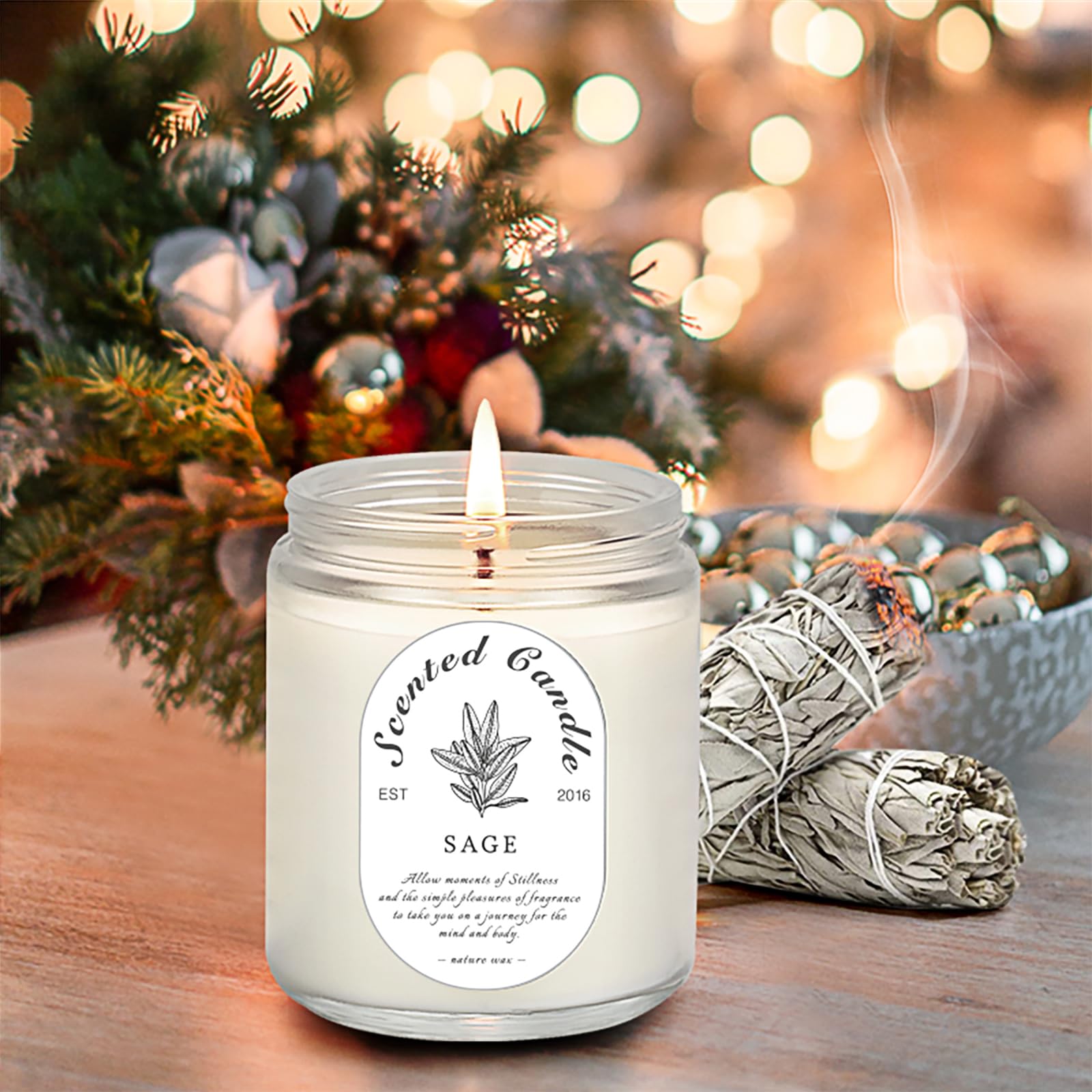 Ponderosa Pine scented candle jar