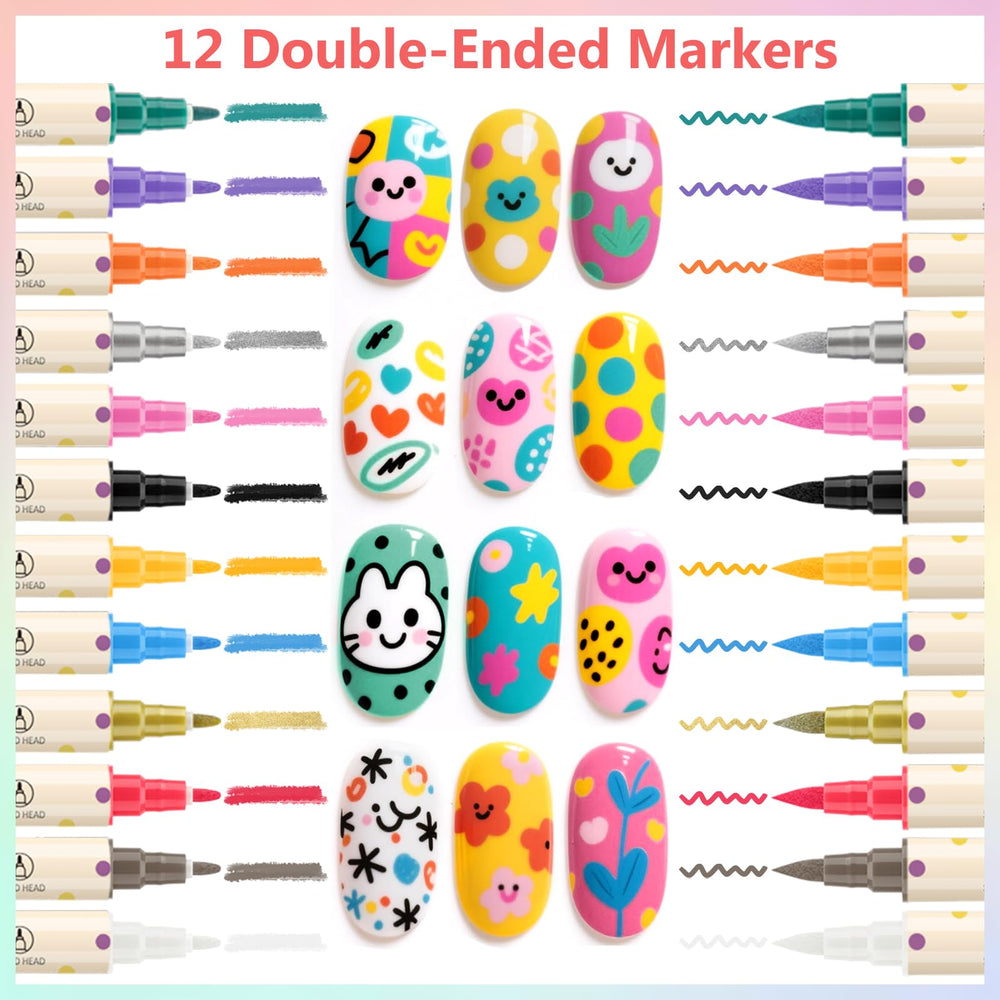 Ponhey beginner-friendly use; shake, press, and create unique nail art.