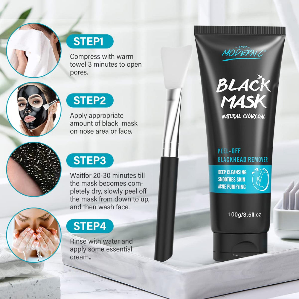 POP MODERN.C Silicone brush included for smooth, even mask application