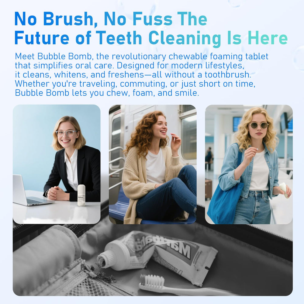 Travel-sized canister with 105 tablets for on-the-go use