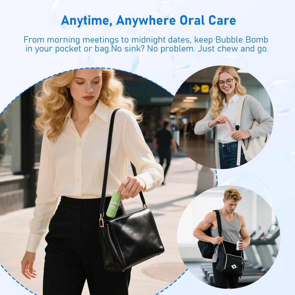 Cavity protection and fresh breath emphasis with clean packaging